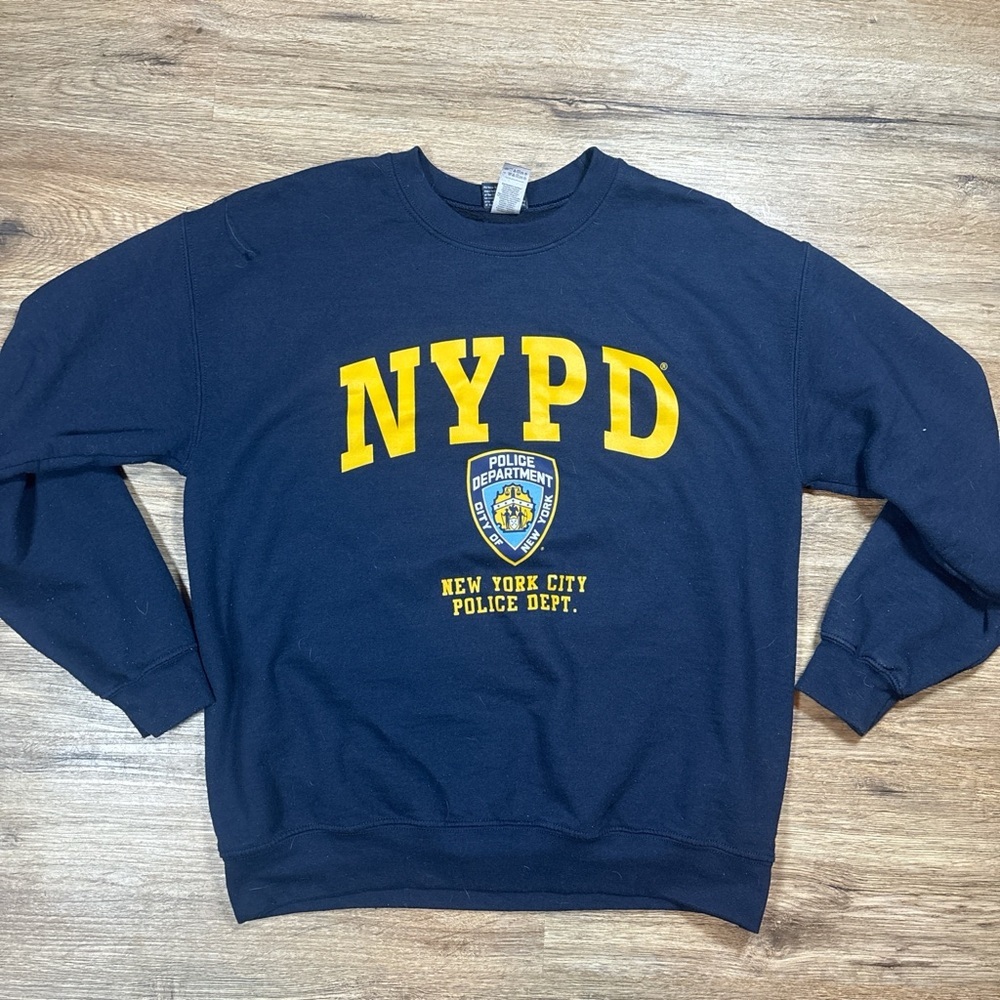 NYPD‎ Navy Crewneck Sweater